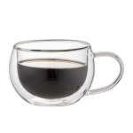 Termoklaasid Zyle ZY2414DG 140 ml, kahekordse seinaga borosilikaatklaas, 2-osaline komplekt.