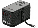 Verbatim Cnt-02 universaalne reisiadapter, must