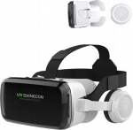 Virtuaalreaalsuse prillid Vr prillid 3d 360 Shinecon valged Bluetooth kontrolleriga