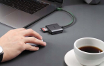 USB-C jaotur SD TF m&auml;lukaardilugeja ja USB-pordiga, USB-C &scaron;akotuvas su SD TF atminties kortelių skaitytuvu ir USB lizdu