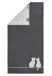Vannir&auml;tik CAW&Ouml; Armsad kassid Sina & Mina 50x100 cm hall puuvill