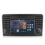 android 15 auto raadio junsun mercedes benz ml/gl klassi w164 x164 2 gb + 32 gb, juhtmevaba carplay, dab+, gps navigatsioon, bluetooth, 7-tolline puuteekraan, wifi, dsp, neljatuumaline protsessor