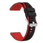 BestAccessories, 20 mm silikoonist rihm kellale, must-punane