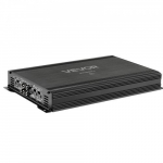 Autov&otilde;imendi, 4-kanaline klass AB, 348x215x46 mm, must, alumiiniumisulamist