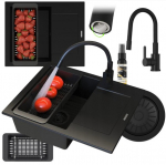 Graniit valamu Granitan Bello k&ouml;&ouml;gisegisti sifoon komplekt