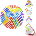 Sensoorne silikoonist hariv antistressi pall ADHD ja autismi teraapiaks