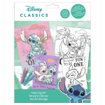 Komplekt Lilo ja Stitch joonistusraamatute ja pliiatsidega