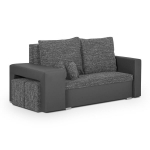 Diivan Nenurodyta HUBERT2 kahekohaline magamisfunktsiooniga, pesukastiga ja kaasaegse halli kattekangaga