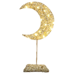 Dekoratiivne &ouml;&ouml; LED-lamp Kuu 38 cm, kuldne