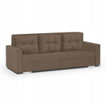 Diivanvoodi FOLLER 3-kohaline Pruun Kangas Modernne Disain, Panipaik, Magamisfunktsioon