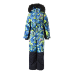 Huppa T&uuml;drukute talvekombe JETTA 1, blue pattern/ navy