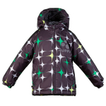 Huppa Laste talvejope CLASSY, dark gray pattern