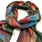 Sall Swirls Green 170x70cm 000096