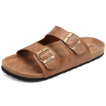 Sandaalid meestele Saitdress Cork Footbed Slippers, pruun, 44.5