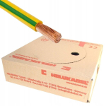 Helukabel H07v-k 2,5mm&sup2; kollakasroheline kaabel, 10m