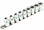 Verke E10-e24 Torx pesav&otilde;tmete komplekt 1/2" 9 tk.