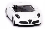 Alfa Romeo 4c 1:34 metallmudel Welly valge