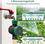Sec 24 Kastmiskompuuter Wifi, nutikas kastmiskell koos Wi-fi jaoturi ja rakenduse kaugjuhtimispuldiga, automaatne kastmistaimer aeda, Alexa h&auml;&auml;ljuhtimine, kraanitaimer