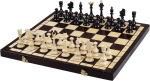 Sunrise Chess Chess Beskid suur traditsioonilise disainiga malekomplekt, hoolikas t&ouml;&ouml;, h&auml;sti lihvitud, kangaga kaetud vastupidav kassett vaheseintega