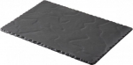 Revol Basalt ristk&uuml;likukujuline taldrik 30x20 cm, must