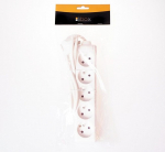 Libox pikendusjuhe 3m, 5 pistikupesa, valge