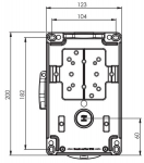 Pistikupesa l&uuml;litiga 16a 5p 400v + 2p+z 230v Ip44