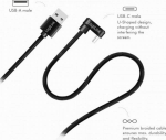 Logilink corner Usb-c kaabel 1m laadimiseks ja andmeside jaoks, must