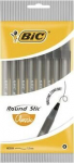 Bic Round Stic Classic pastakad, must, 8 tk.