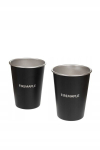 Antarkti roostevabast terasest tassid, 350ml, 2tk, must
