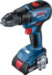 Bosch Gsb 18v-50 Juhtmeta l&ouml;&ouml;kjuht, 2x2,0ah