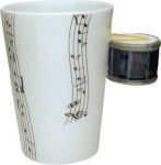 Muusikaline trummikruus, sinine, keraamiline