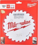 Milwaukee ketassaag puidule 190x30 mm, 24 hammast