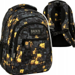 Kooli seljakott noortele Backup 26l, must-kollane