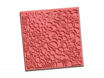 Cernit pol&uuml;meermassiga tekstureeritud stants - mullid 9x9cm