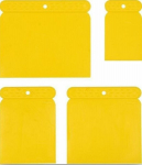 Jaapani plastmassist spaatel - VOREL - 05950 - 4 tk komplekt - laius 5/7,5/10/12 cm - paindlik plastmass
