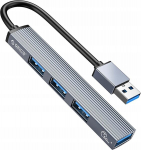Orico Ah-a13-gy-ep-hw Usb-jaotur: 4 porti (3x Usb 2.0, 1x Usb 3.0)