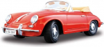 Porsche 356b Cabriolet Black 1:24 mudel