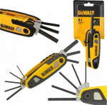 Dewalt kokkupandav kuuskantv&otilde;tme komplekt 1,5-8mm, 8 tk.