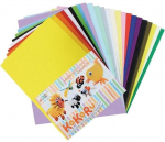 Pastelne A4 lainepapp, 24 lehte, pastellv&auml;rvid