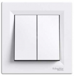 Schneider Electric Asfora topeltl&uuml;liti, valge, 10ax, 250v