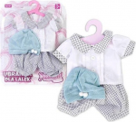 Kleit ja jope Natalia nukule (kuni 40 cm)