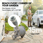 Voolikuk&auml;ru 45x44x78 cm hall, plastik