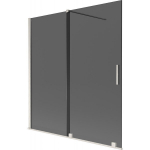 Vannitoa sein Mexen Velar, 150 x 150 cm, harjatud nikkel/grafiit