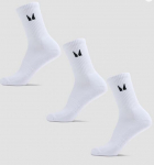 Unisex MyProtein spordisokkide komplekt (3 tk) valge