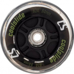 Rulluiskude rattad Coolslide, 84 mm,must, 4 tk.