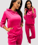 Naiste puuvillasest veluurist pusa Fashion, roosa, M