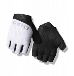 Meeste kindad GIRO BRAVO II GEL l&uuml;hikese s&otilde;rmega valged suurus S (k&auml;e &uuml;mberm&otilde;&otilde;t 178-203 mm / k&auml;e pikkus 175-180 mm) (UUS 2025)