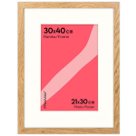 Looduslik raam passe-partout'ga fotodele suurusega 30x40 cm, passe-partout'ga 21x30 cm
