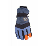 Poiste talvekindad Yo Club!, REN-0340C, tumesinine/must