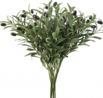 Kunstlikud oliivioksad kaunistuseks 45 cm 6 tk